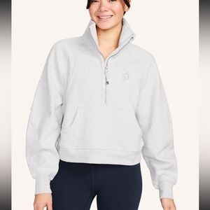 Lululemon x peloton oversized half zip scuba